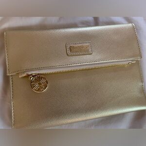 Lily Pulitzer Gold Clutch NWOT